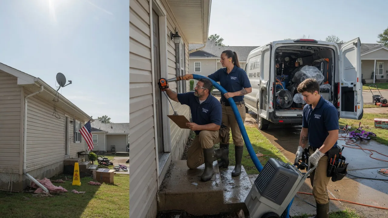 Ceiling Water Damage Restoration in Encinal, TX near me